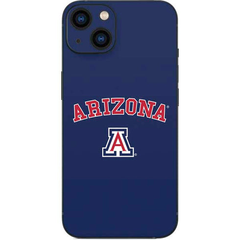 University of Arizona Primary Logo Blue iPhone 14 Plus Skin